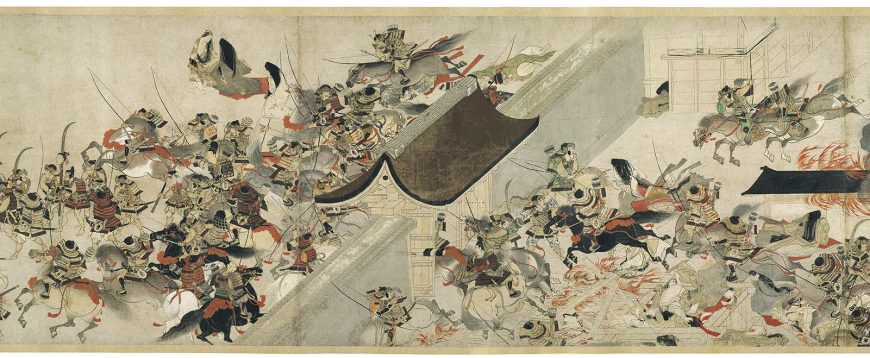 <p>1250 CE. Handscroll (ink on paper). Japan.</p>