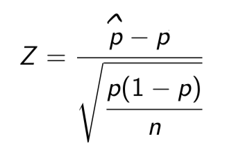 <p><span>To find these areas, we standardizeˆp (i.e. turn it into Z ):</span></p>