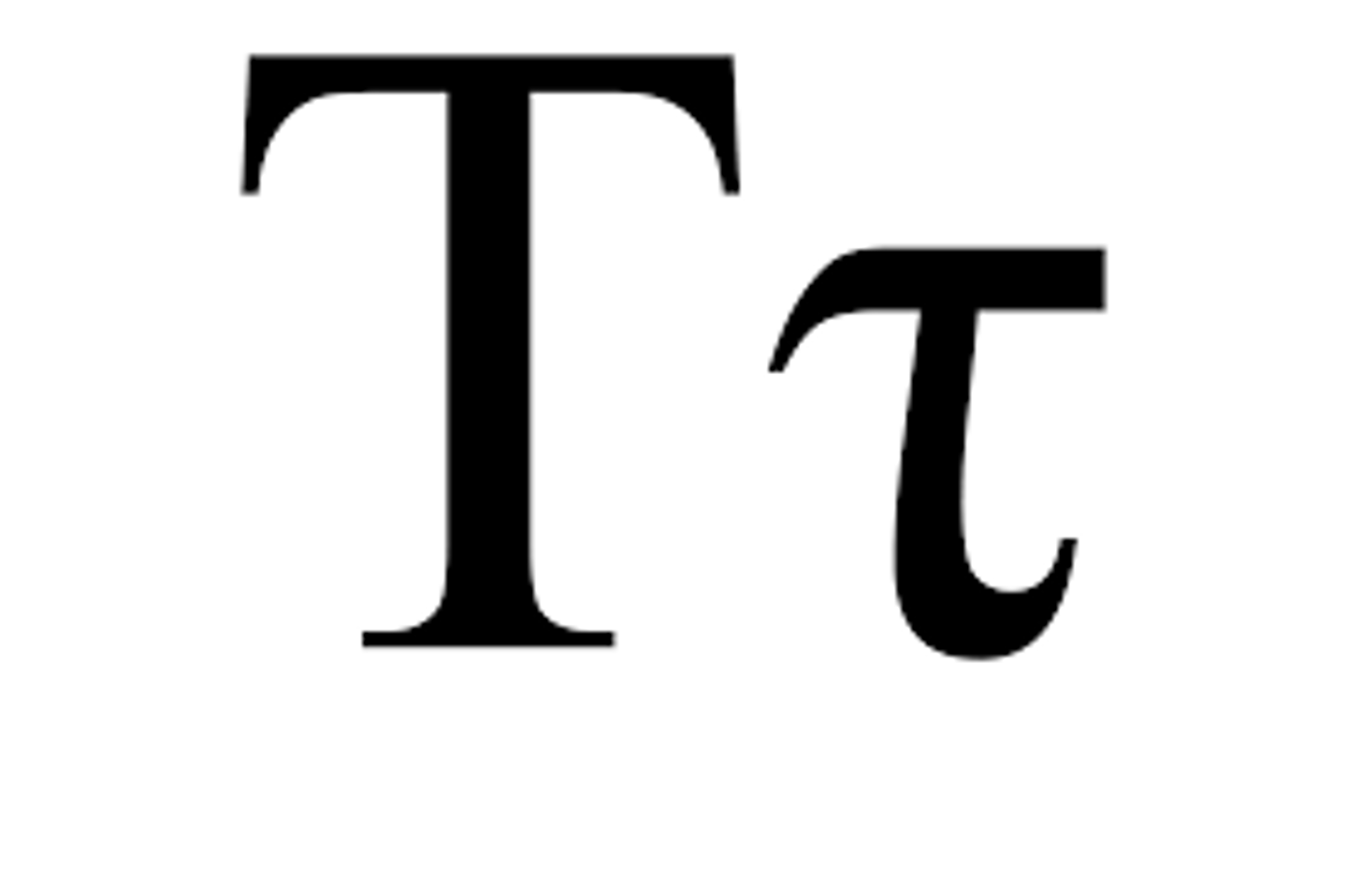 <p>resistance * capacitance (RC)<br>time constant; units = s</p>