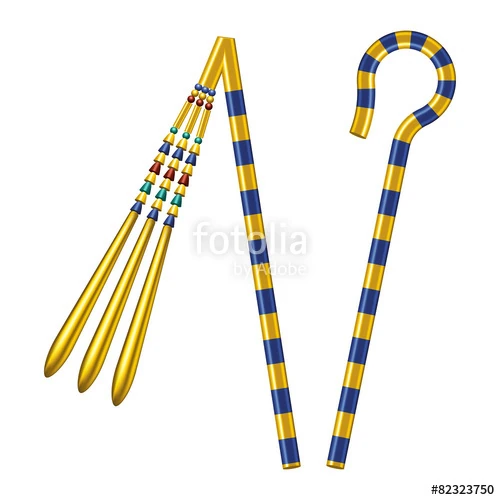 <p>rod with three strands of beads attached at the top; stood for fertility of the land</p>