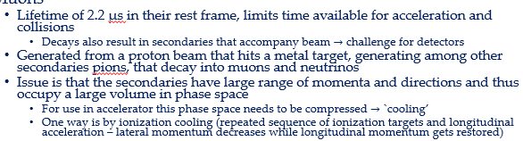 <p>Accelerating muons boosts their lifetime in the lab frame</p>
