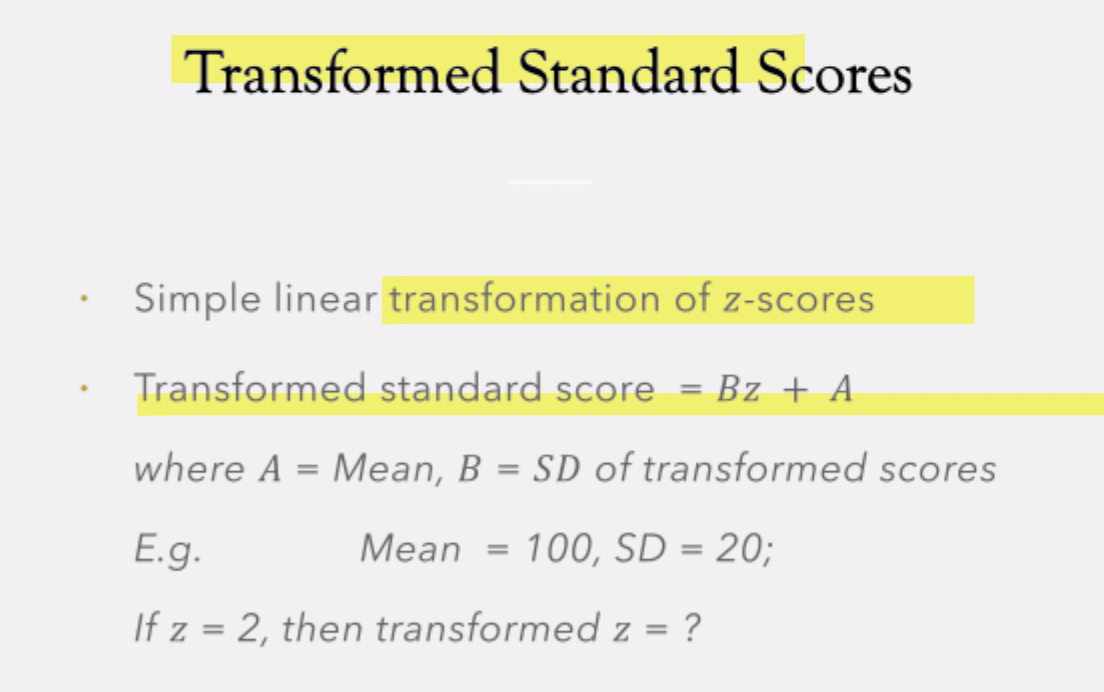 <p>transformed standard score formula + practice&nbsp;</p>