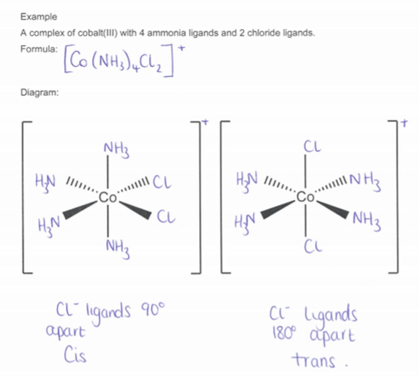 <p>2 different ligands 2 of one and 4 of the other</p>