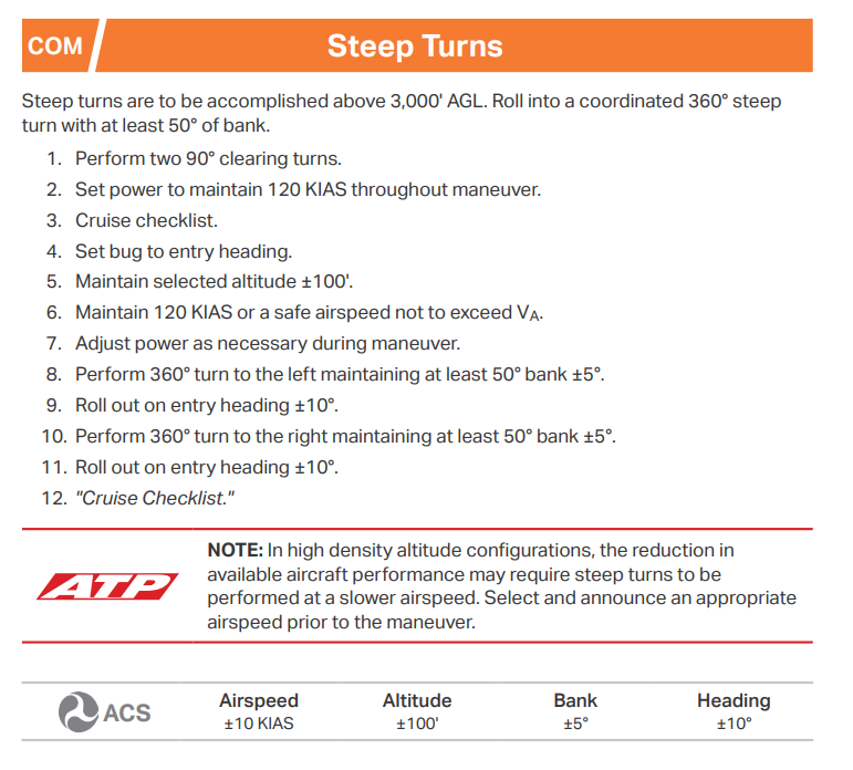 <p>120 KIAS (not to exceed Va)</p><p>Cruise checklist</p><p>3000’ AGL</p>
