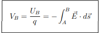 <p>This is valid for any path between A and B.</p>