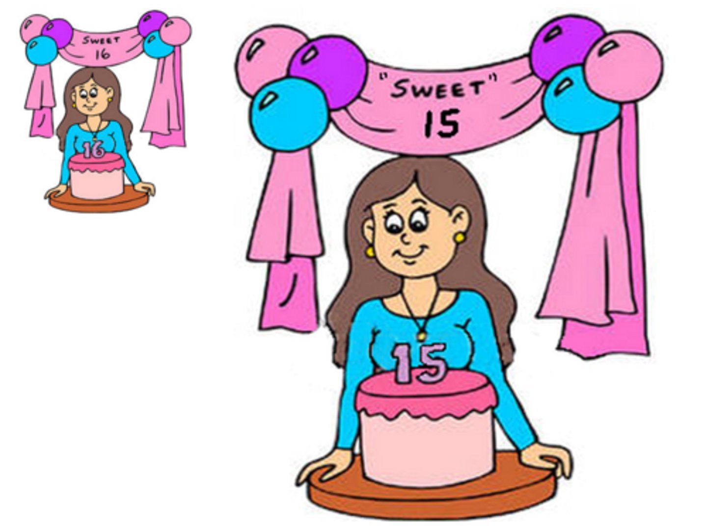 <p>girl's 15th birthday</p>