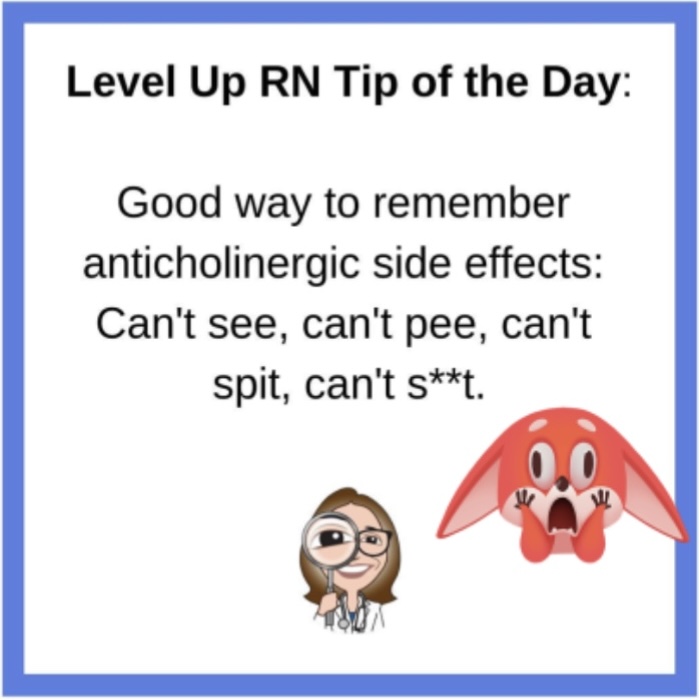 <p>What must you tell a pt who is taking diphenhydramine?</p>