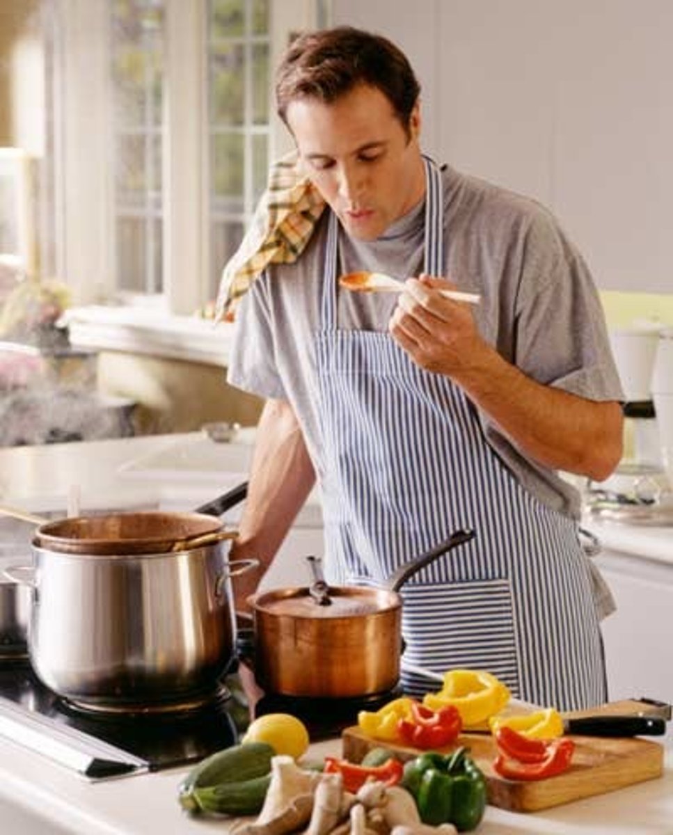 <p>to taste, to try</p>
