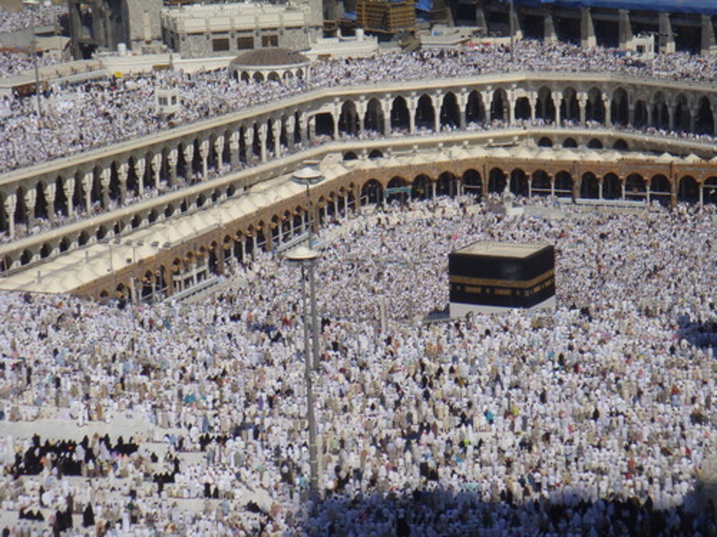 <p>The Muslim pilgrimage to Mecca that takes place in the last month of the year, and that all Muslims are expected to make at least once during their lifetime.</p>