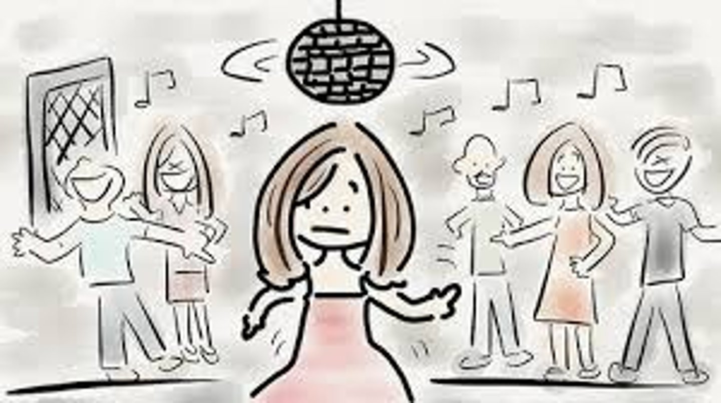 <p>adolescents' belief that they are the focus of everyone else's attention and concern</p><p>- everyone is constantly watching and judging which makes adolescents easily embarrassed</p><p>ex. A teenager gets a small pimple and feels like everyone at school will notice and judge them for it.</p>