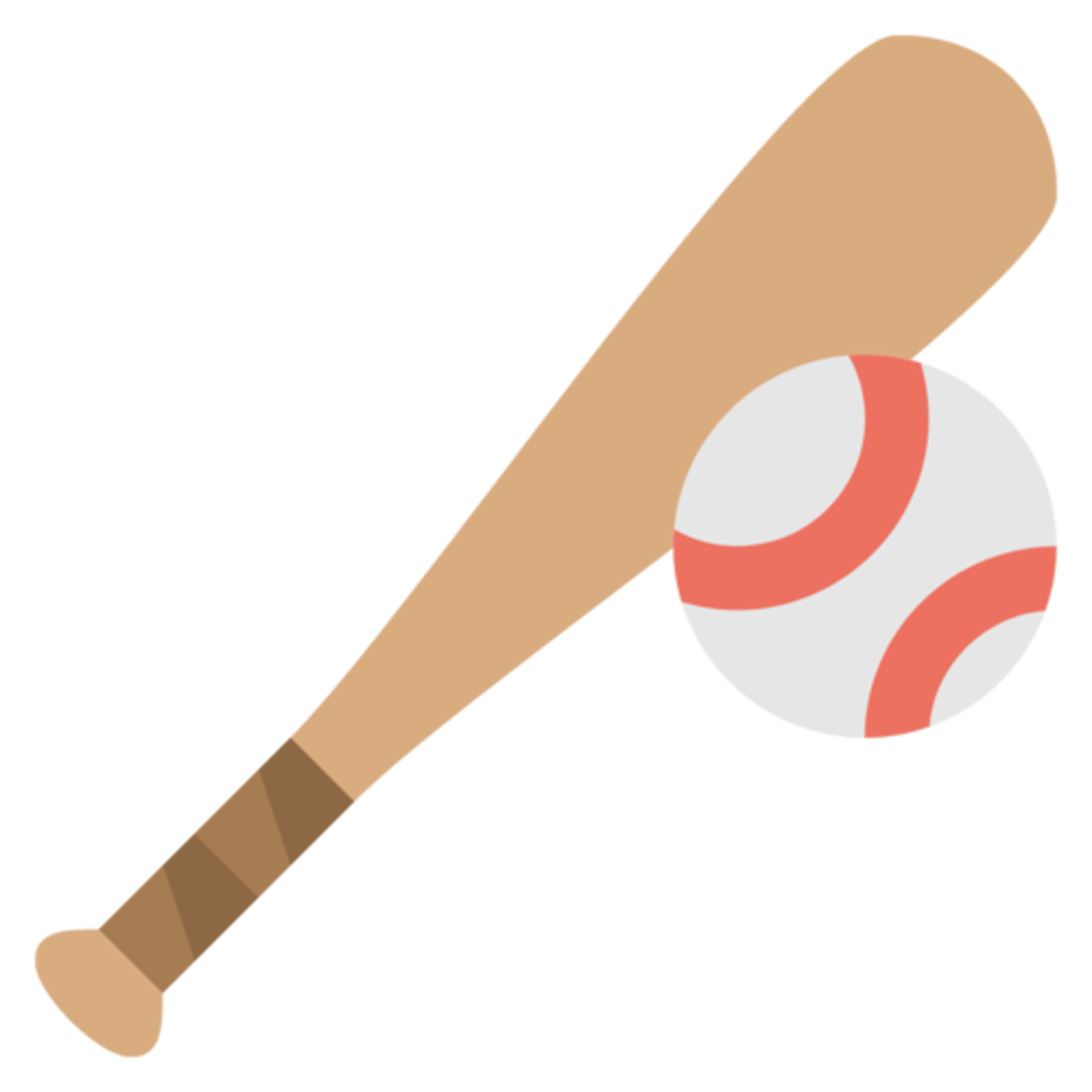 <p>A specially shaped piece of wood that is used for hitting the ball.</p>