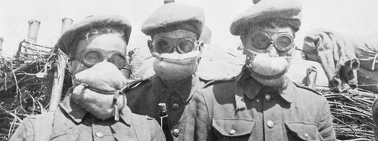 <p>The first battle in Belgium, where Canadians faced poison gas for the first time.</p>
