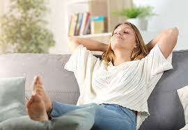 <p>Relaxed</p><p>I am relaxed</p>