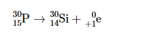 <p>In positron emission, a proton emits a positron and becomes a neutron.</p>