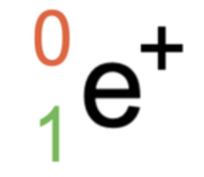 <p>decreases in the number of protons</p><p>Atomic number DECREASES by 1</p><p>no change in the mass number</p>