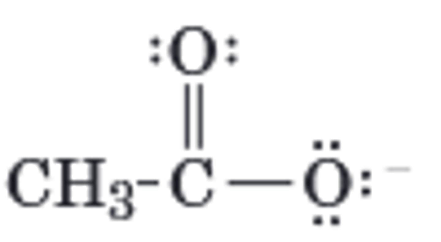 <p>CH₃COO⁻</p>