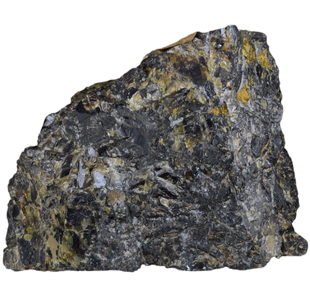 <ul><li><p>Chemical formula: ZnS</p></li><li><p>Hardness: 3.5-4 (between penny and glass plate)</p></li><li><p>Specific Gravity: 3.9-4.1 (heavy)</p></li><li><p>Cleavage: perfect </p></li><li><p>Fracture: conchoidal </p></li><li><p>Luster: metallic</p></li><li><p>Streak: white (strong smell)</p></li><li><p>Color: blackish gold, brownish yellow</p></li><li><p>Other: opaque</p></li></ul><p></p>