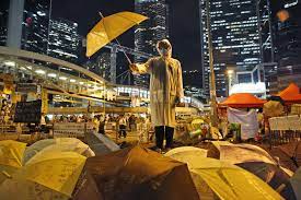 Territory in china returned to china in 1996 from Britain, operate as a democracy have free trade, however in recent years china has taken steps to practice its authority over Hong Kong, “Umbrella Revolution” practice on extradition law 