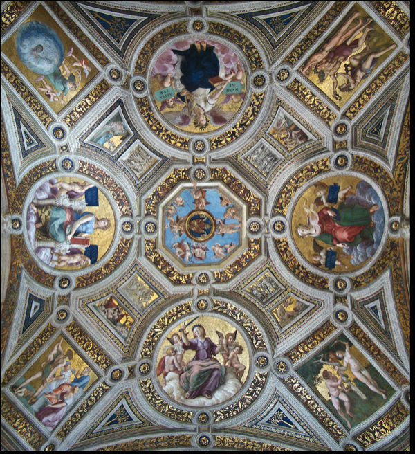 Stanza della Segnatura ceiling