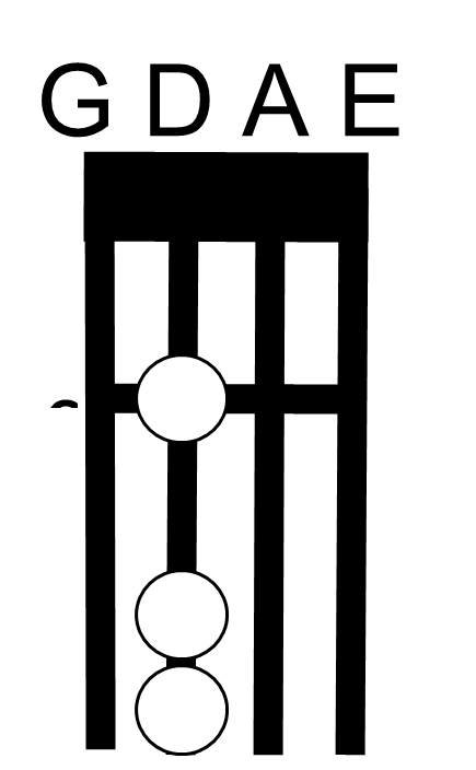 <p><strong><u>D</u></strong> - Open string</p>