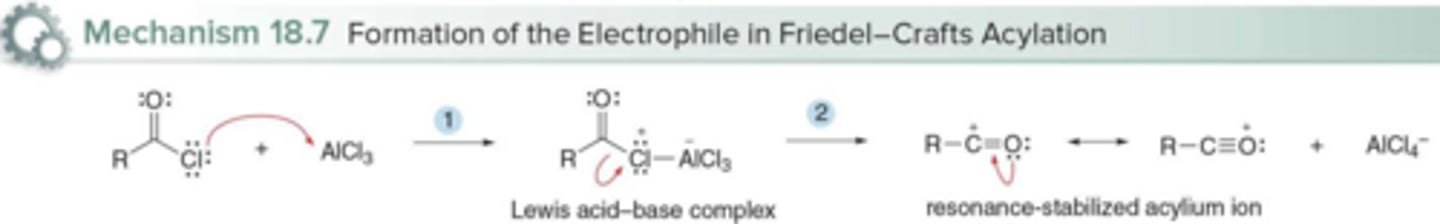 <p>An acylium ion (R-C⁺=:O:)</p>