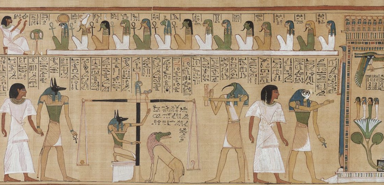 <p>Last Judgment before Osiris, Book of the Dead</p>