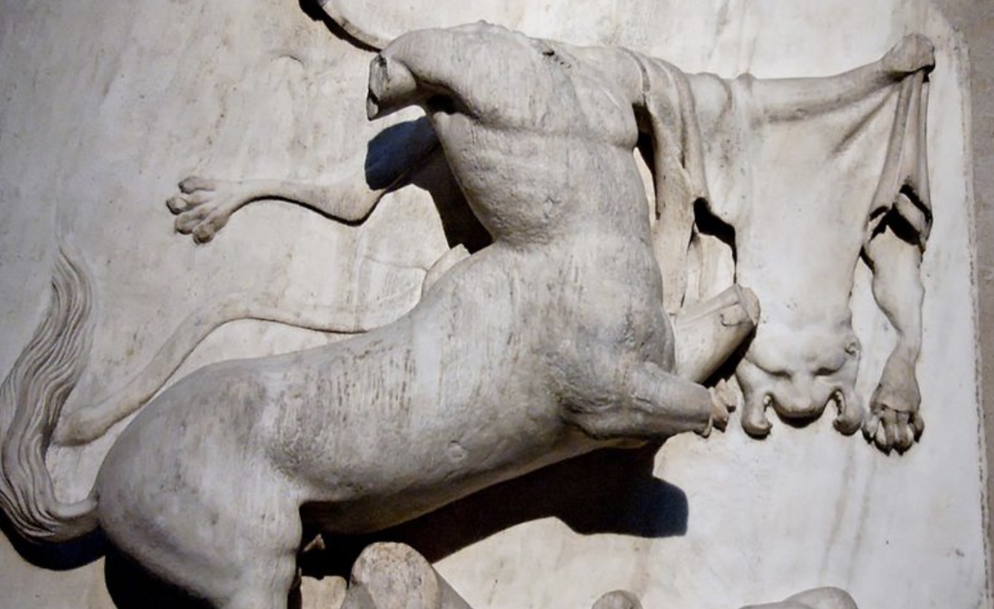 <p>What is successful about the figure of the Centaur in South 28? </p>