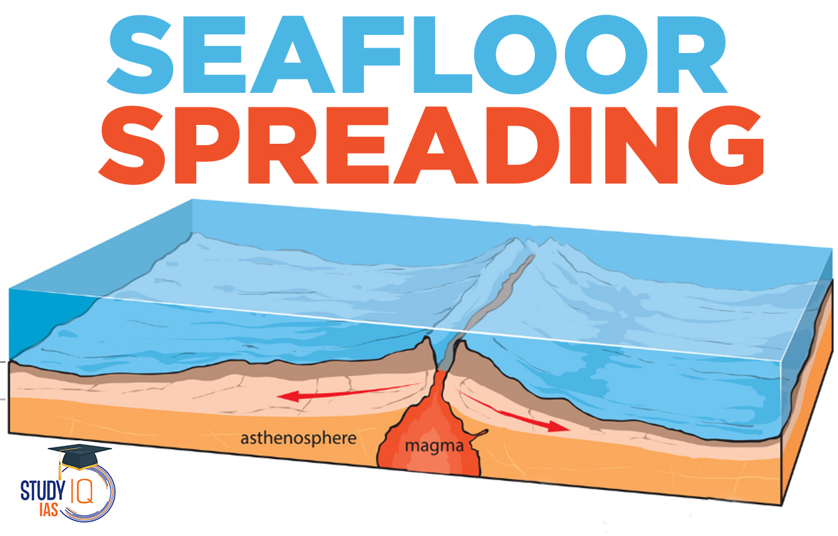 <p>seafloor spreading</p>
