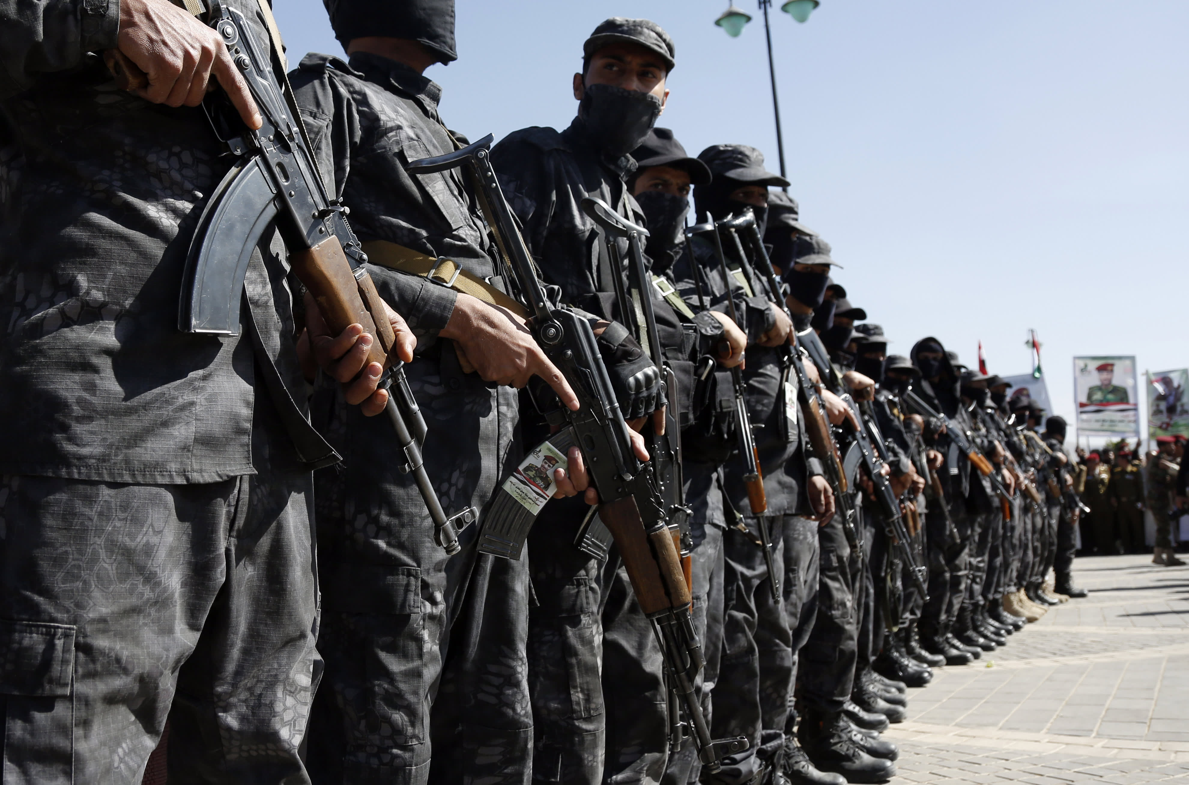 <p>Iran supports the _______ in <strong>Yemen</strong>.</p>