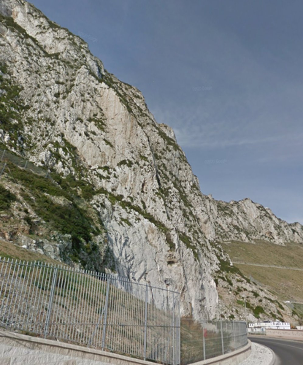 <p>Built around a limestone cliff</p>