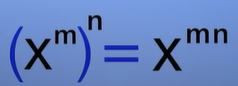 <p>What is the name of the law of exponents shown?</p>