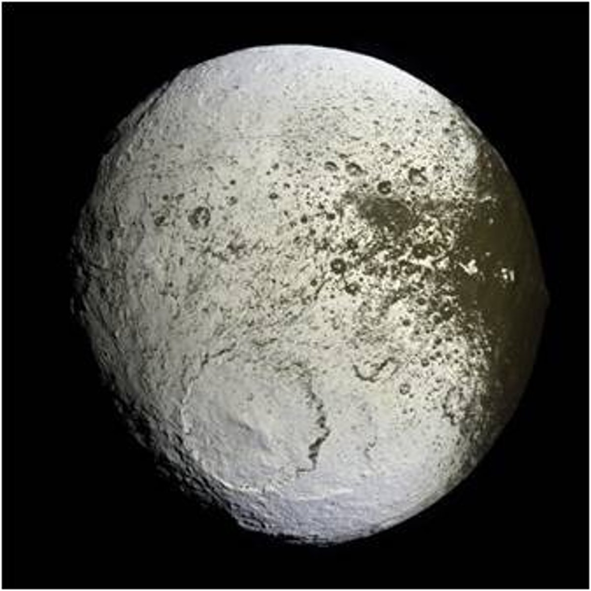 <p>Saturn's third largest moon</p>
