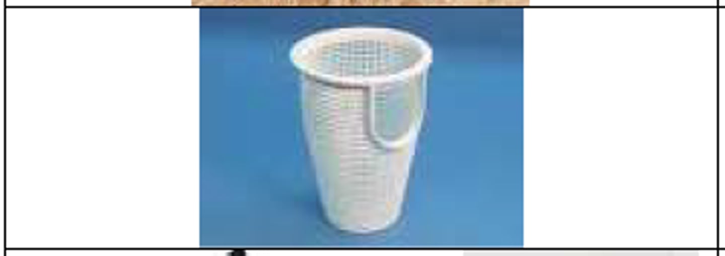 <p>Collects debris that have entered the system through any of the possible lines</p>