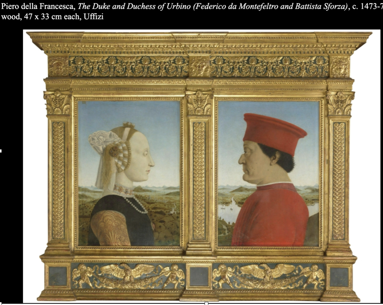 <p>Portraiture depicts individual human subjects</p><ul><li><p>Concerned w/ capturing physical likeness of person</p></li></ul>