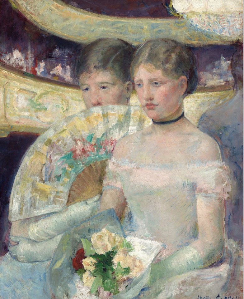 <p>The Loge, Mary Cassatt 1878-80</p>
