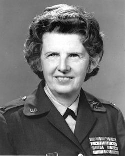 <p>Became a POW 3 weeks after Pearl Harbor. Was most highly decorated female veteran, and was called the &quot;Angel in Fatigues&quot; because she tireless worked to provide food and medicine to POW&apos;s in the Philippines.</p>
