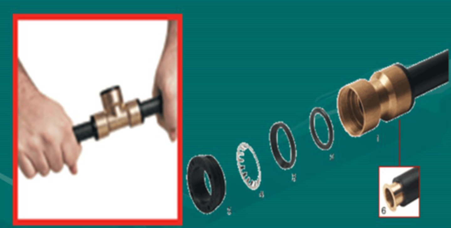 <p>a mechanical connection which depends on an internal retention device to prevent pipe or tubing separation</p>