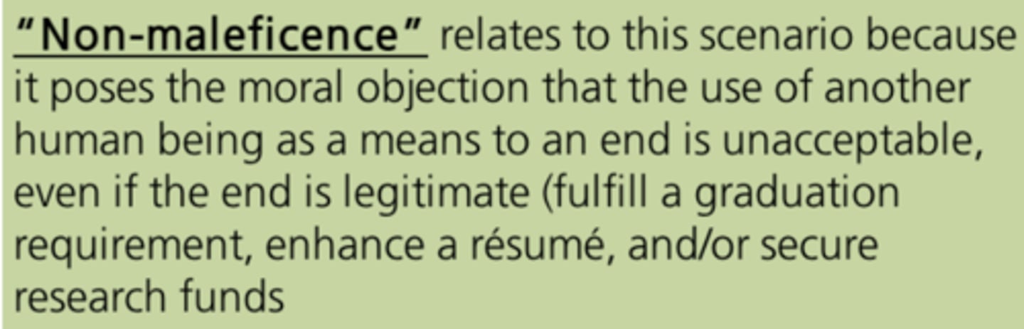 <p>Non maleficence/Beneficence</p>