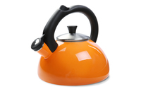 <p><span>a </span>container<span> for </span>boiling<span> </span>water<span>, that has a </span>lid<span>, </span>handle<span>, and spout and is made from </span>plastic<span> or </span>metal</p>