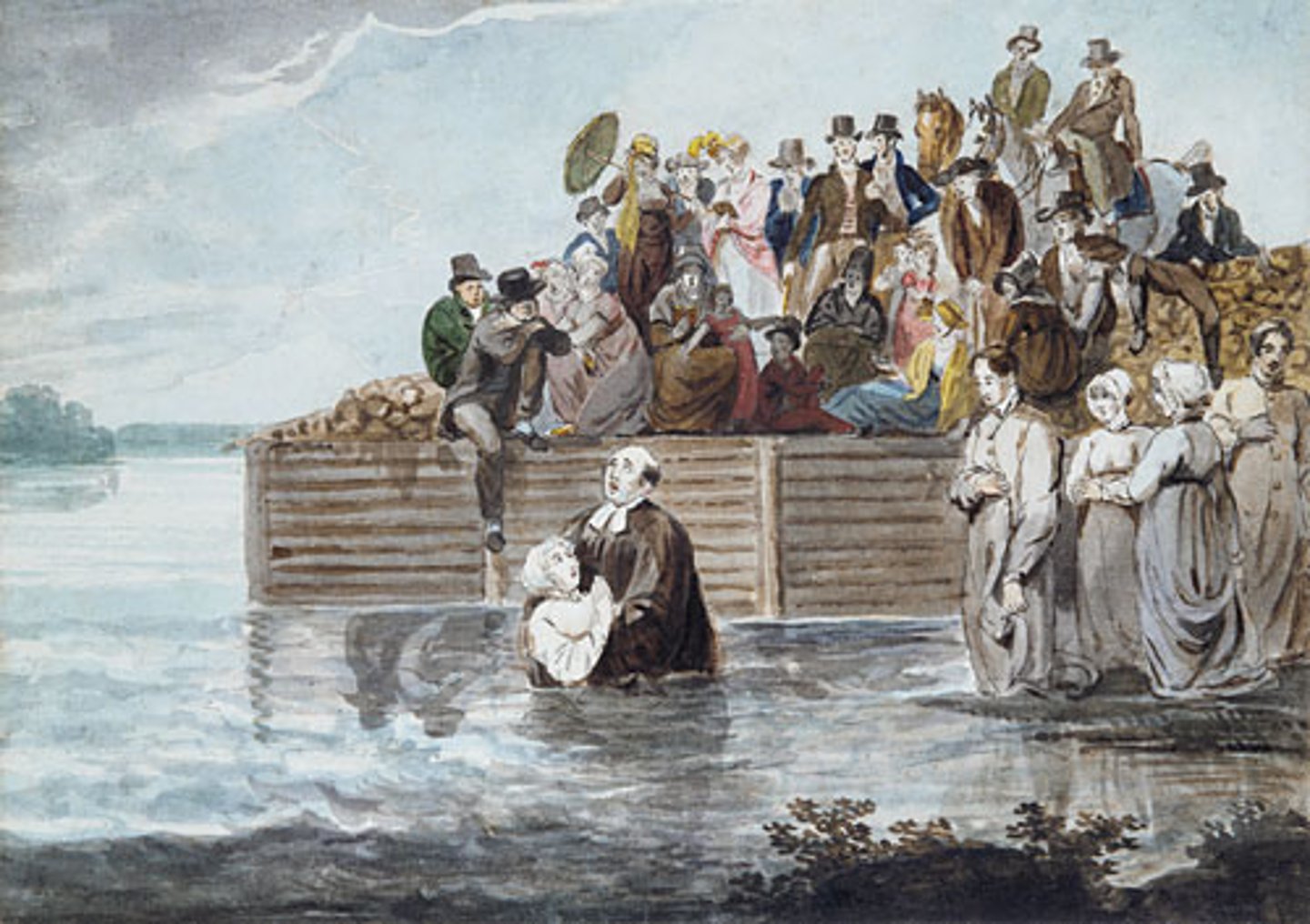 <p>Protestant religious group who were persecuted for their beliefs which included pacifism and adult baptism (modern-day Quakers and Mennonites).</p>