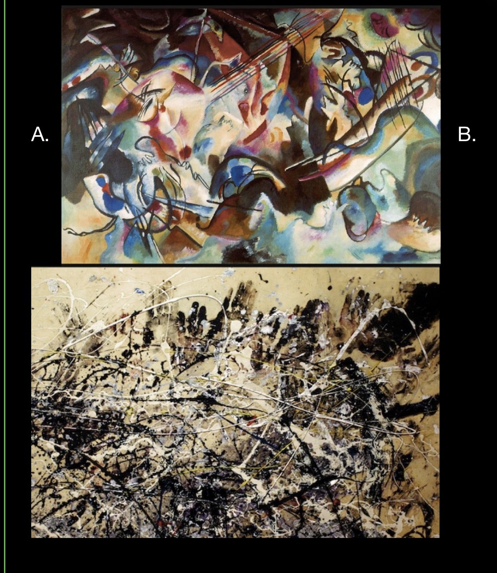 <p>Which one of these is by Pollock?</p>