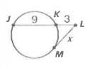 <p>What happens if a secant segment and a tangent segment share the same external point?</p>