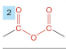 <p>-drop -e from root</p><p>-add -oic anhydride</p>