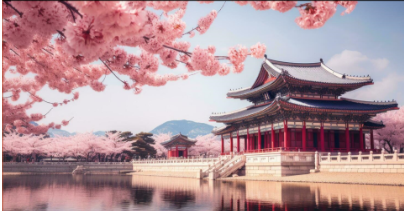 <p><span>Seoul. During Spring time season.</span></p>