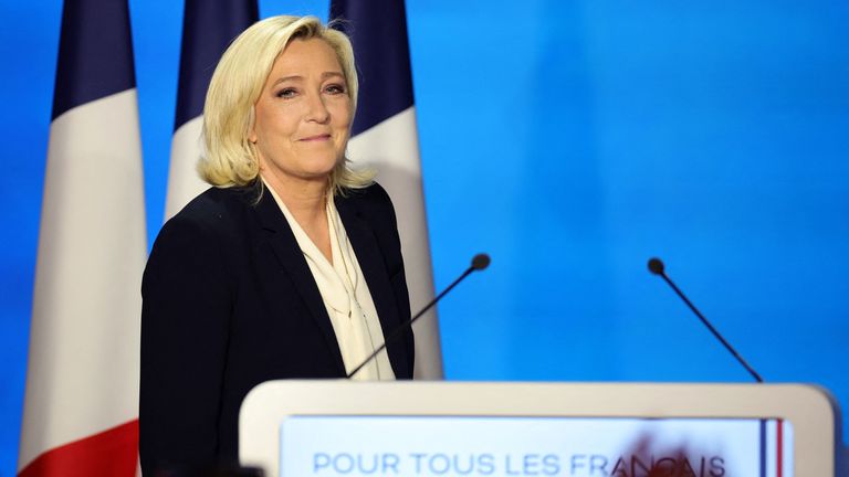 <p><span data-name="flag_fr" data-type="emoji">🇫🇷</span> politician and leader of the National Rally party(far-right), known for her positions on extreme nationalism, anti-immigration, and Euroscepticism.</p>