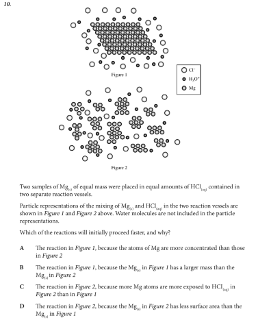 <p>Which of the reactions will initially proceed faster, and why?</p>