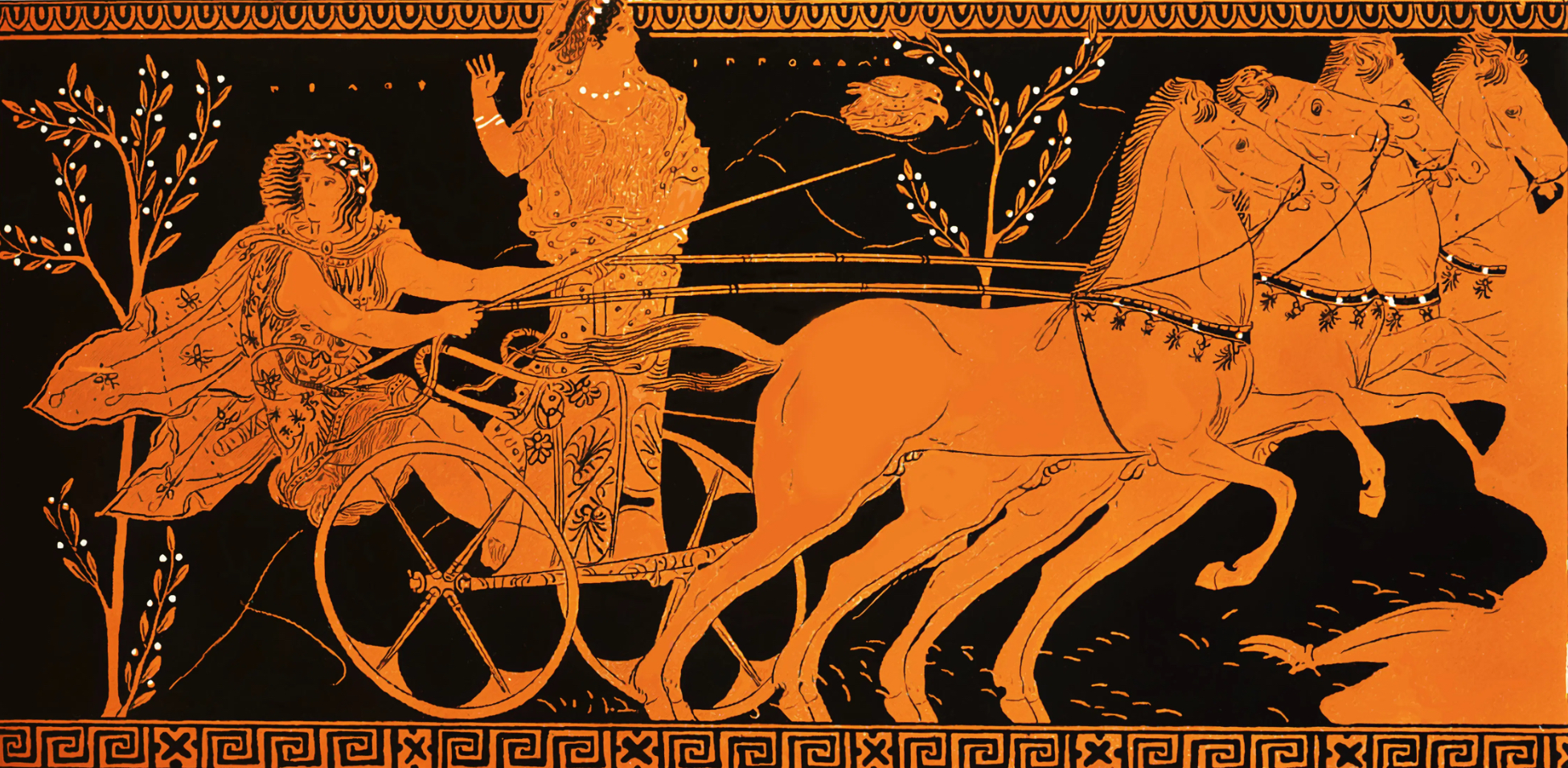 <p>What myth is depicted on the East Pediment?</p>