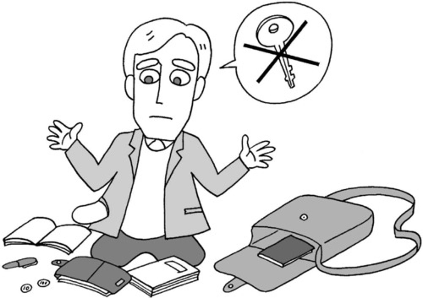 <p>to lose something</p>