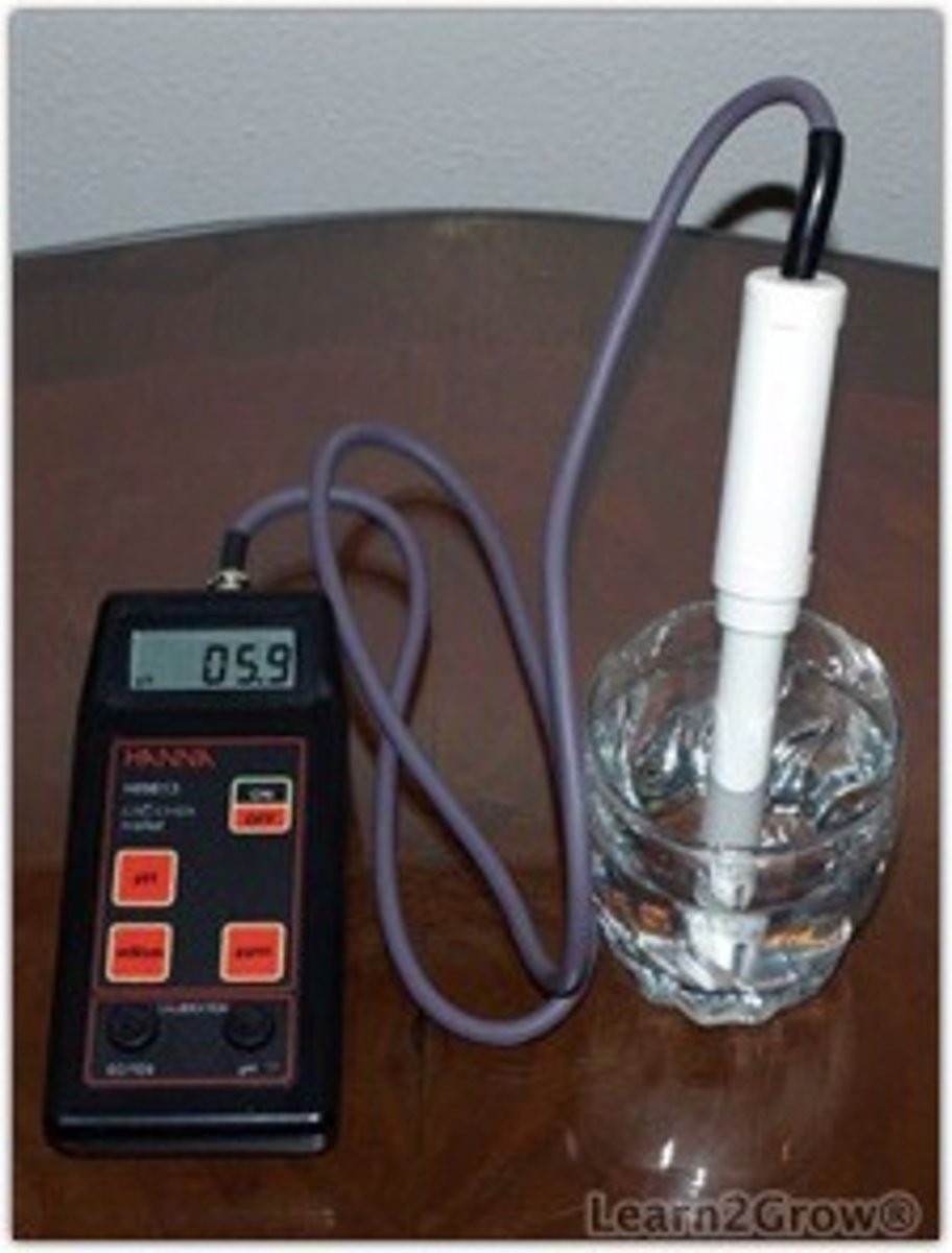 <p>Used to determine how acidic or basic a liquid is</p>