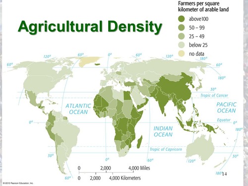 <p>Agricultural population density</p>